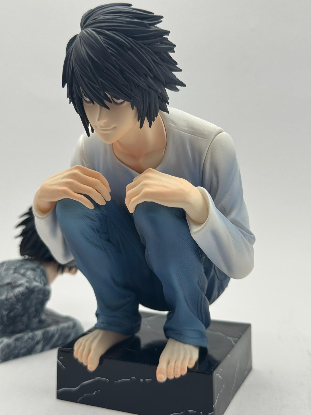 Action Figure L Lawliet (Death Note) - 15cm con Doppia Testa e Braccia Intercambiabili
