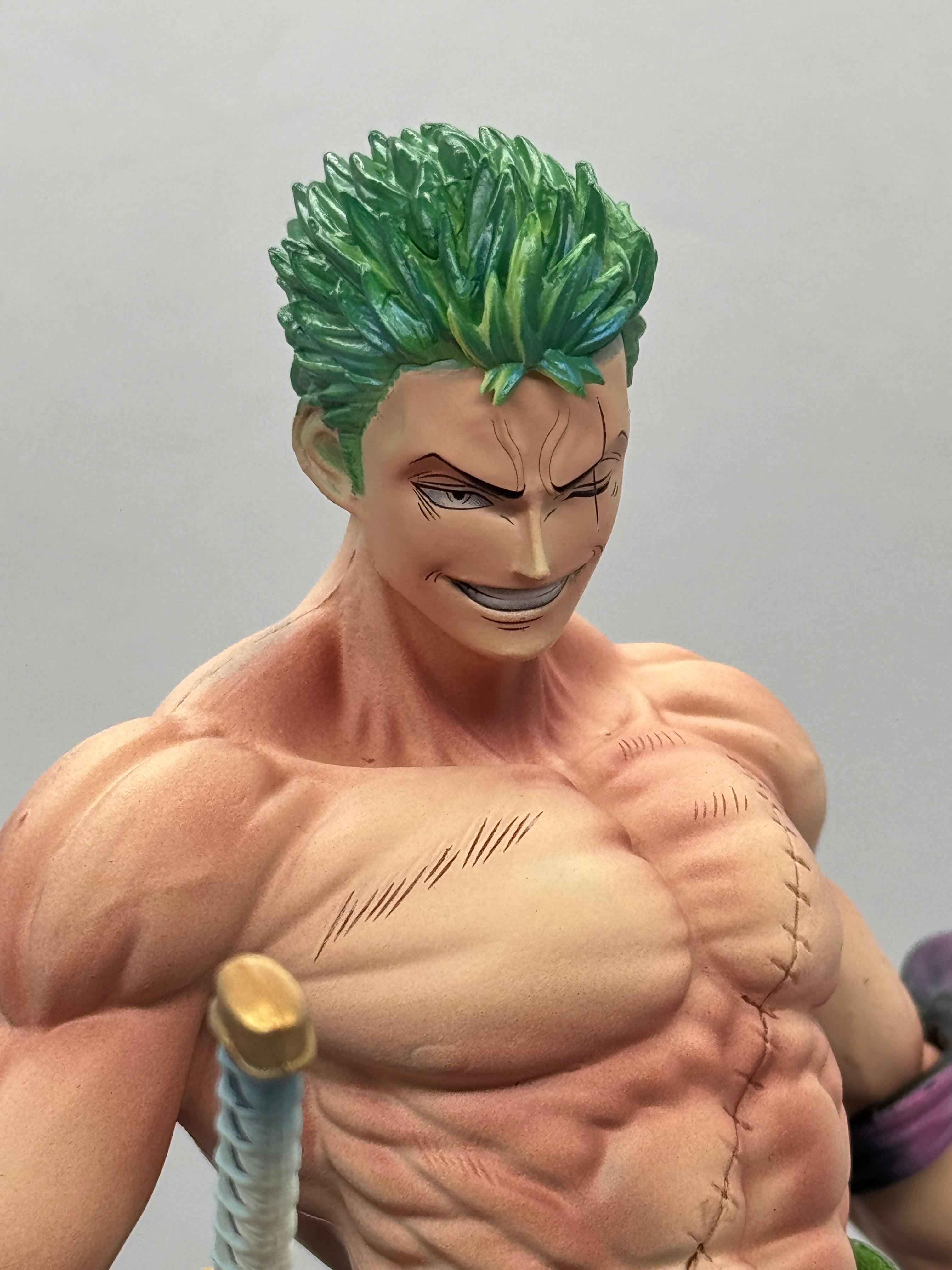 Statua Roronoa Zoro (One Piece) – GK Figure 28cm LED - LY Studio