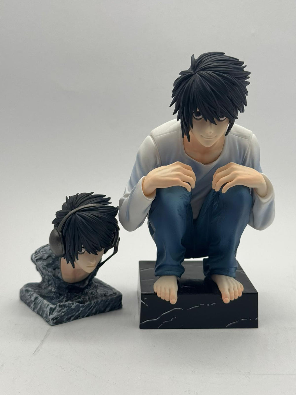 Action Figure L Lawliet (Death Note) - 15cm con Doppia Testa e Braccia Intercambiabili