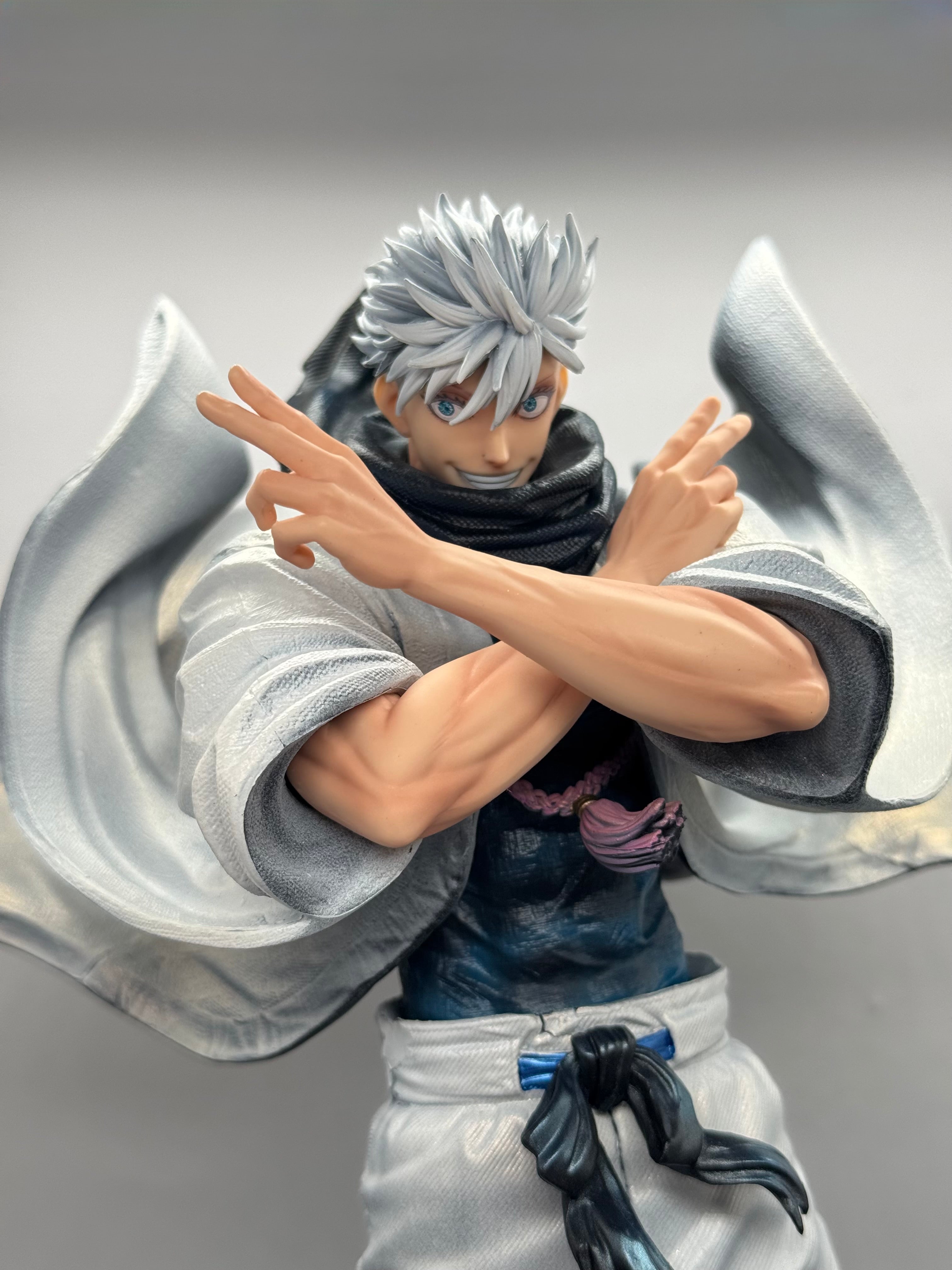 Statua Gojo Satoru Jujutsu Kaisen - GK Figure PVC 36cm (Doppio Busto + 3 Teste)
