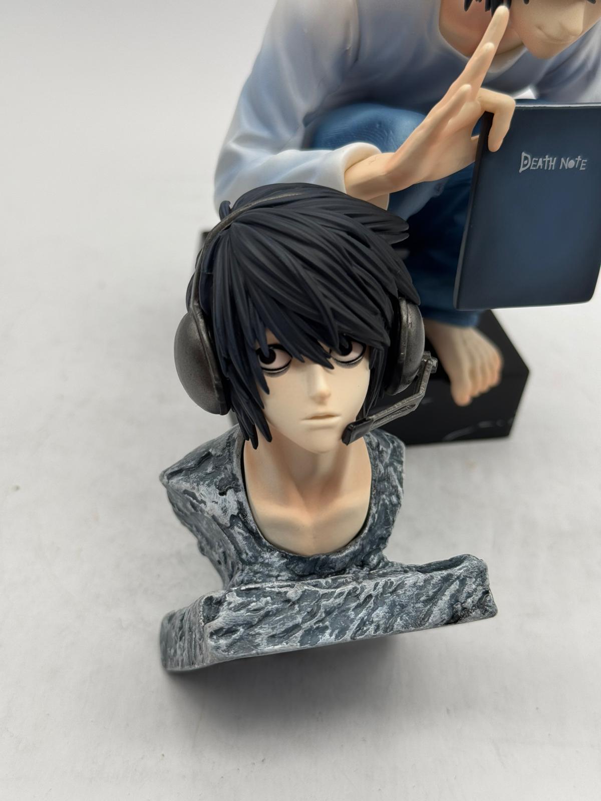 Action Figure L Lawliet (Death Note) - 15cm con Doppia Testa e Braccia Intercambiabili