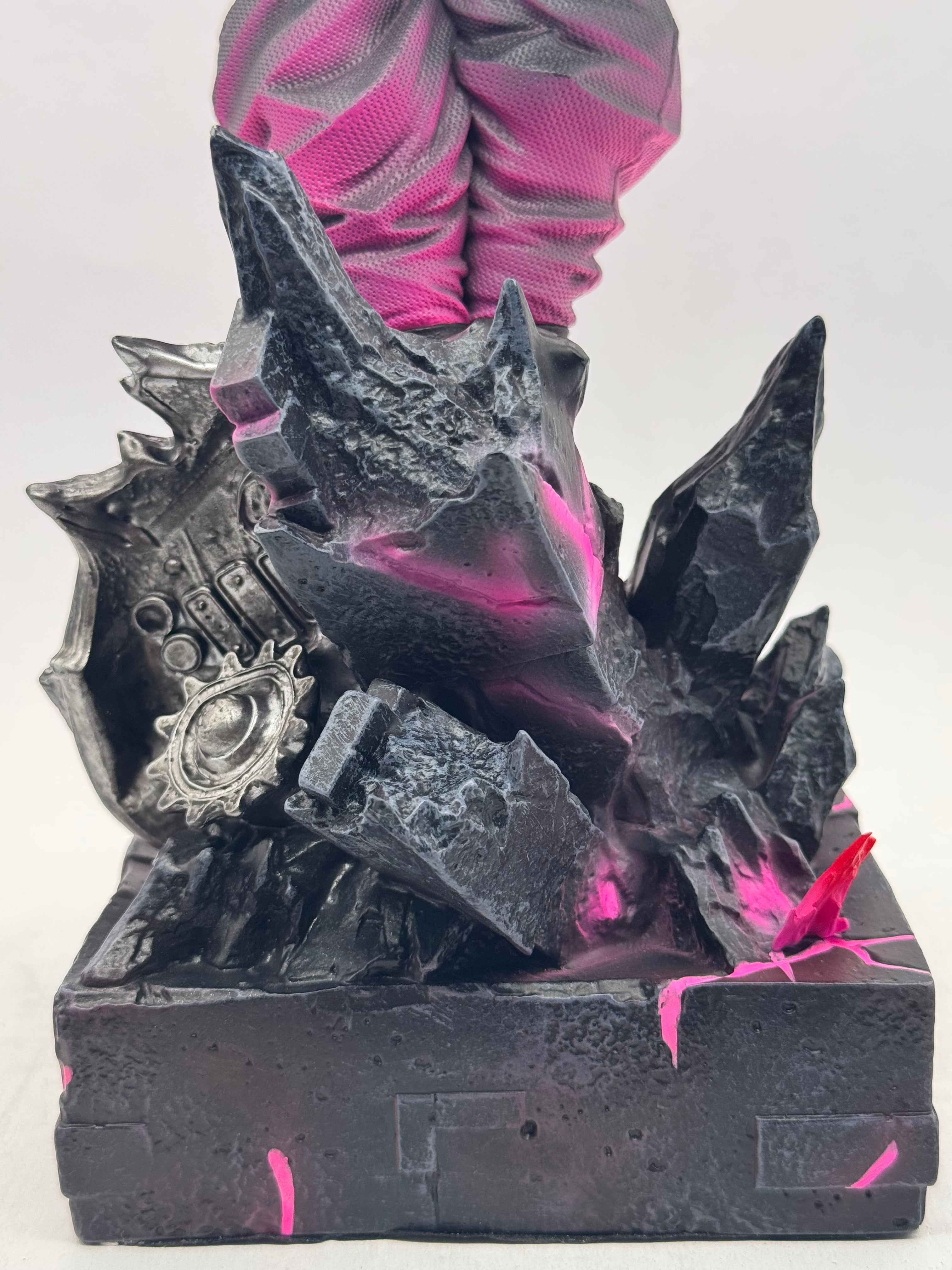 Statua Black Goku & Super Saiyan Rosé Dragon Ball Super - JT Studio GK Figure 38cm