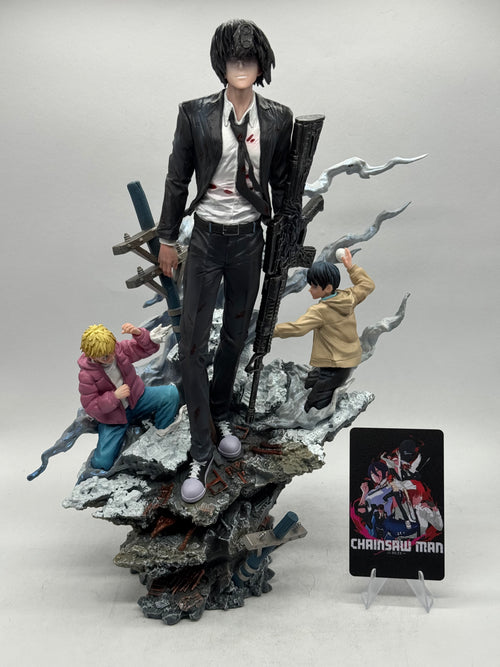 Aki Hayakawa Gun Devil Form (Chainsaw Man) – Statua 33cm 1/6 GK Figure (Deluxe Edition)