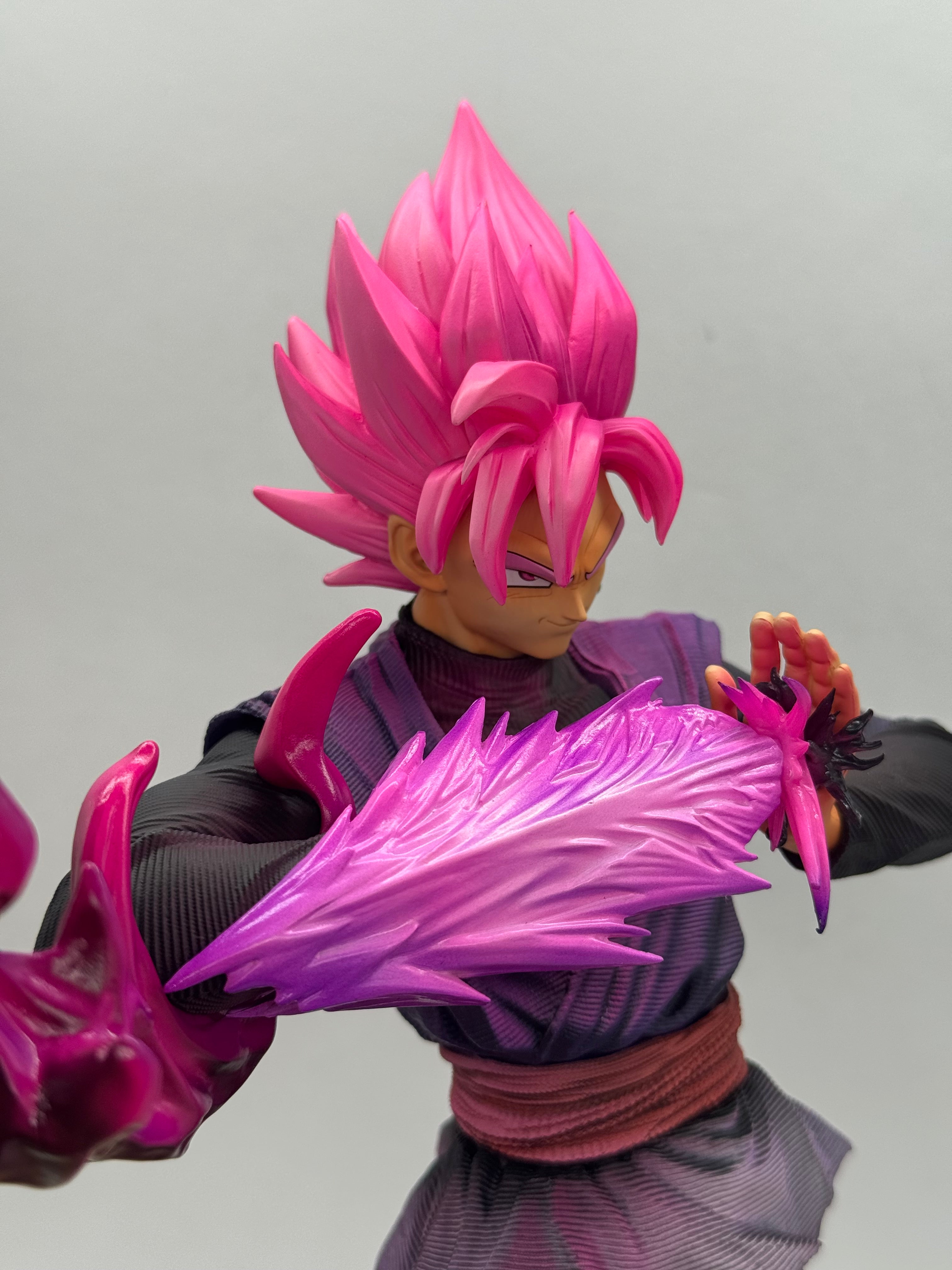 Statua Black Goku & Super Saiyan Rosé Dragon Ball Super - JT Studio GK Figure 38cm
