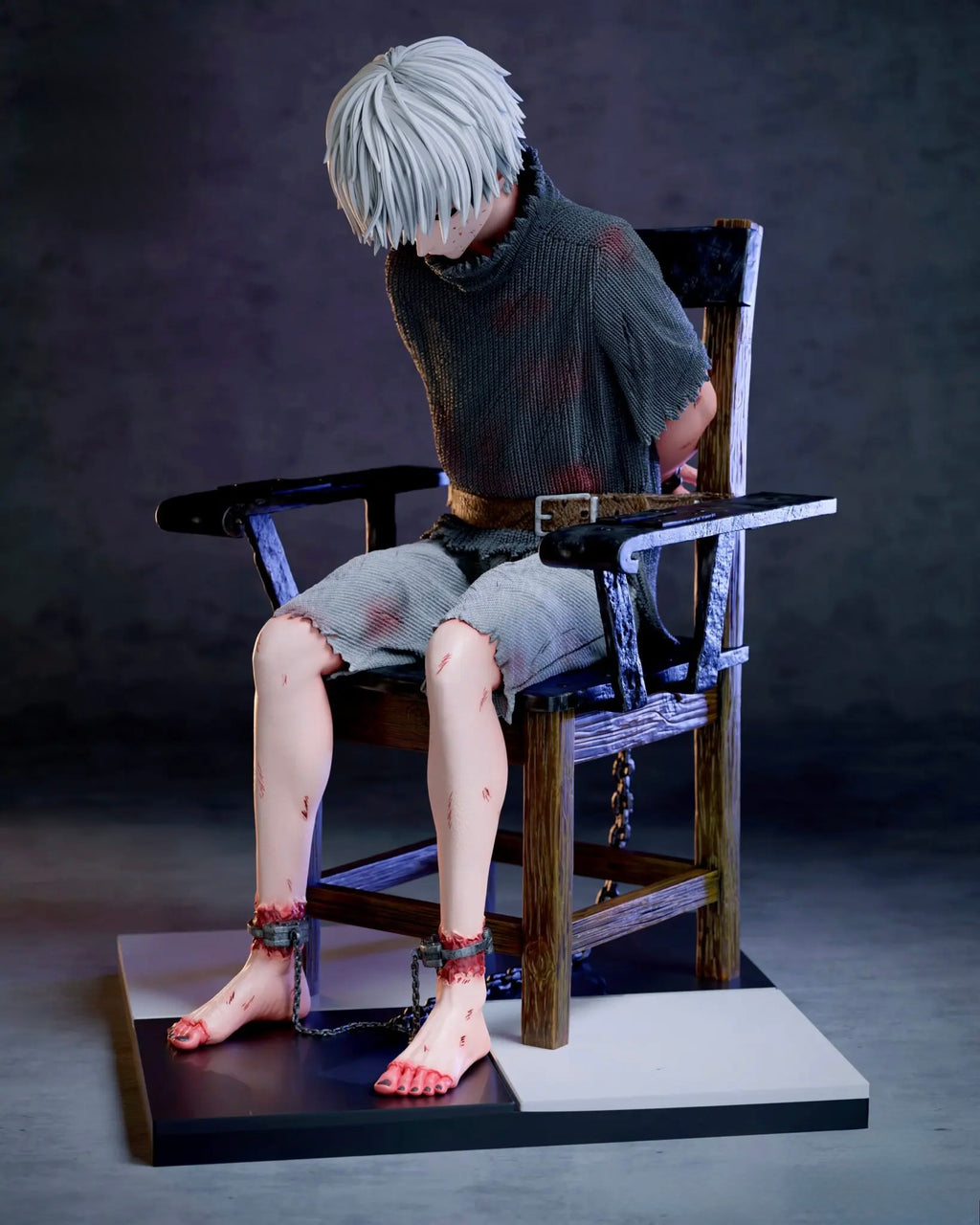 Statua Ken Kaneki - Tokyo Ghoul YYGK Studio Chair 1.0 Resin Figure 20cm