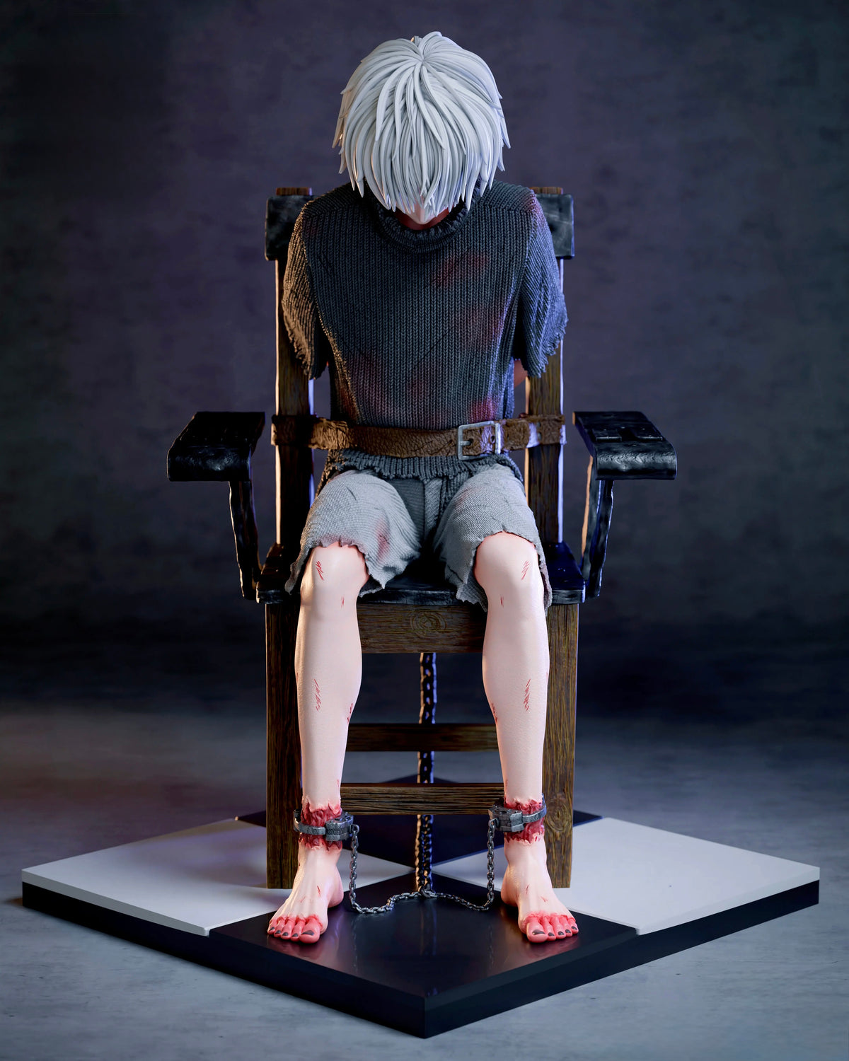 Statua Ken Kaneki - Tokyo Ghoul YYGK Studio Chair 1.0 Resin Figure 20cm
