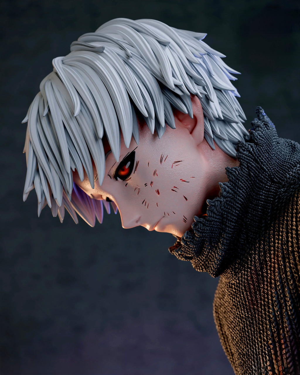 Statua Ken Kaneki - Tokyo Ghoul YYGK Studio Chair 1.0 Resin Figure 20cm
