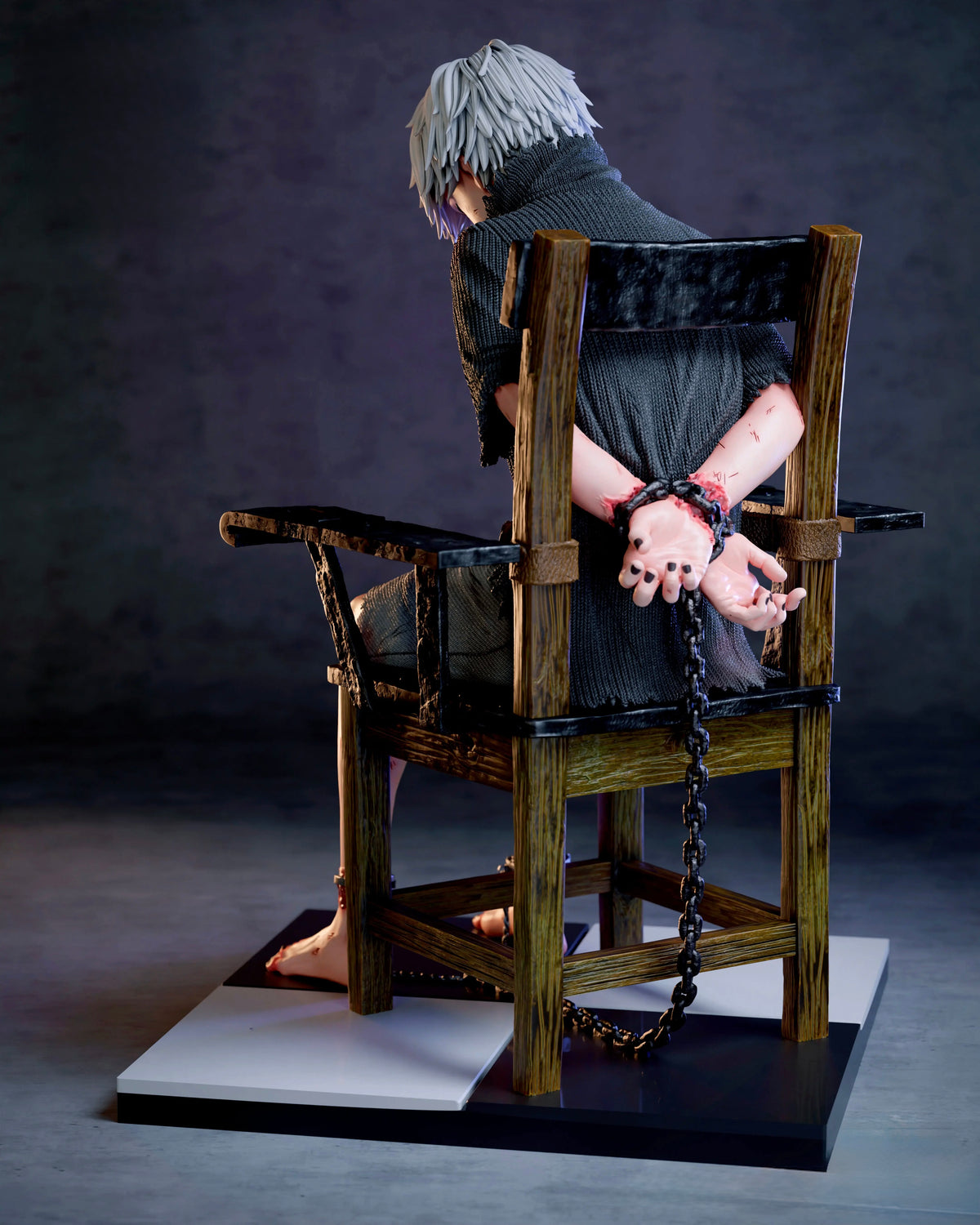 Statua Ken Kaneki - Tokyo Ghoul YYGK Studio Chair 1.0 Resin Figure 20cm