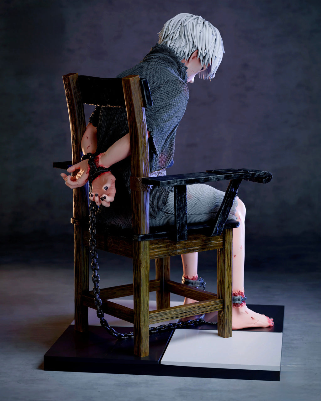 Statua Ken Kaneki - Tokyo Ghoul YYGK Studio Chair 1.0 Resin Figure 20cm