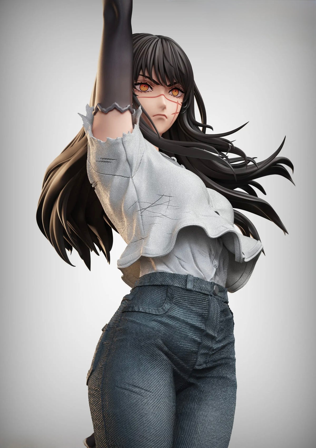 Statua War Devil Yoru (Asa Mitaka) - Chainsaw Man Handu Studio GK Figure 30cm [PRE-ORDER]
