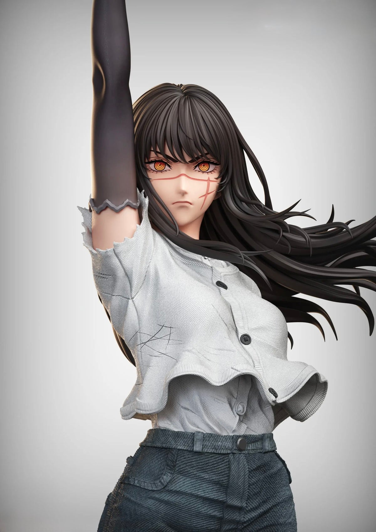 Statua War Devil Yoru (Asa Mitaka) - Chainsaw Man Handu Studio GK Figure 30cm [PRE-ORDER]