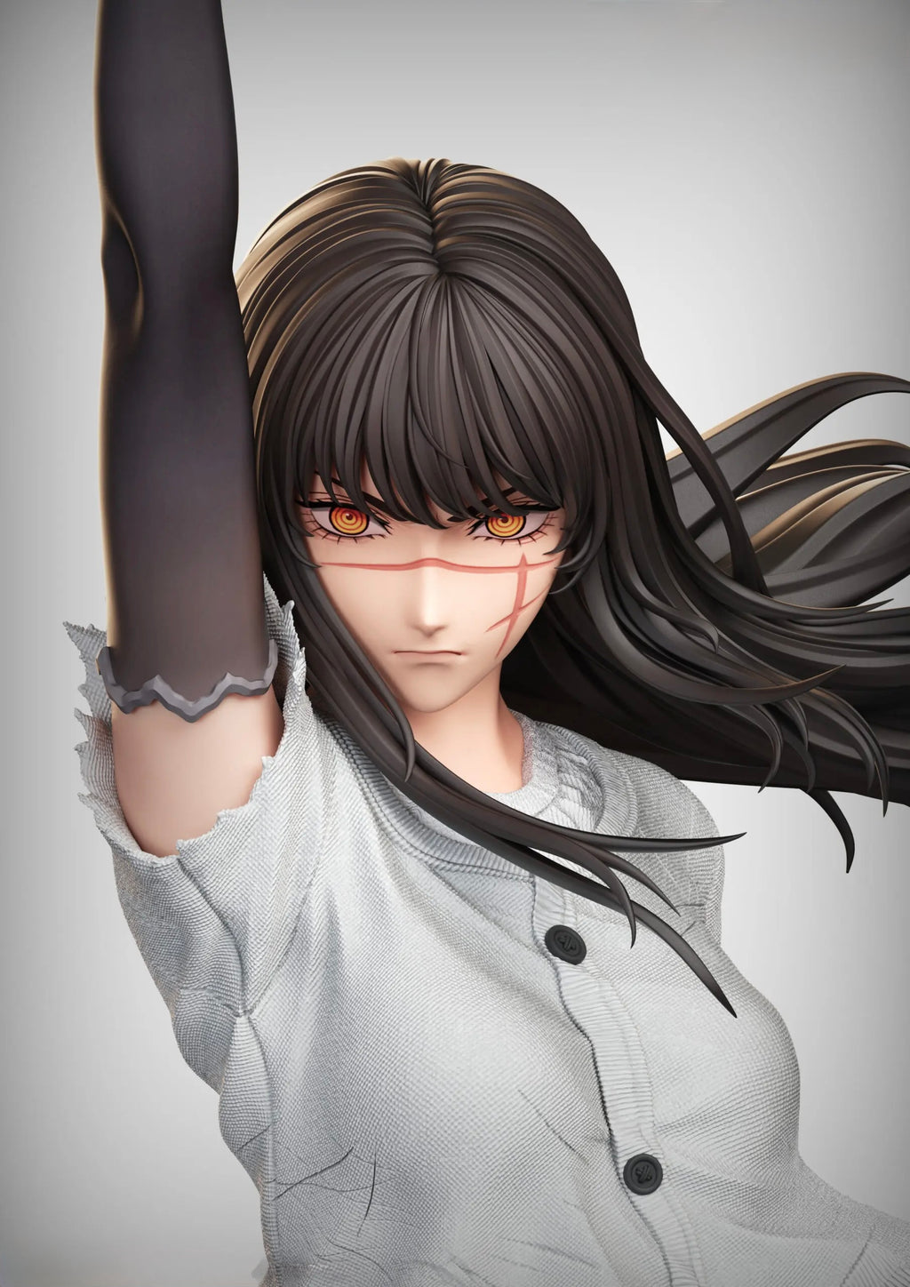 Statua War Devil Yoru (Asa Mitaka) - Chainsaw Man Handu Studio GK Figure 30cm [PRE-ORDER]
