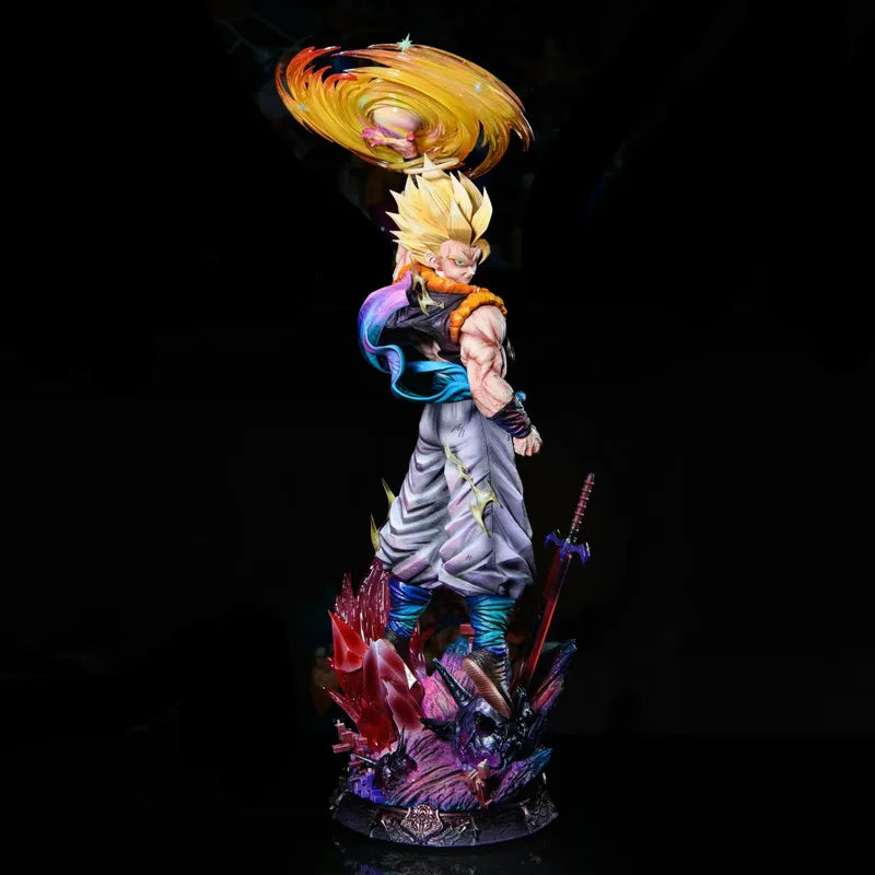 Figure Gogeta Dragon Ball 45cm JT Studio GK Figure PVC - Tre Teste Intercambiabili