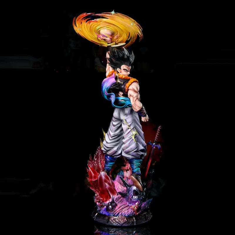 Figure Gogeta Dragon Ball 45cm JT Studio GK Figure PVC - Tre Teste Intercambiabili