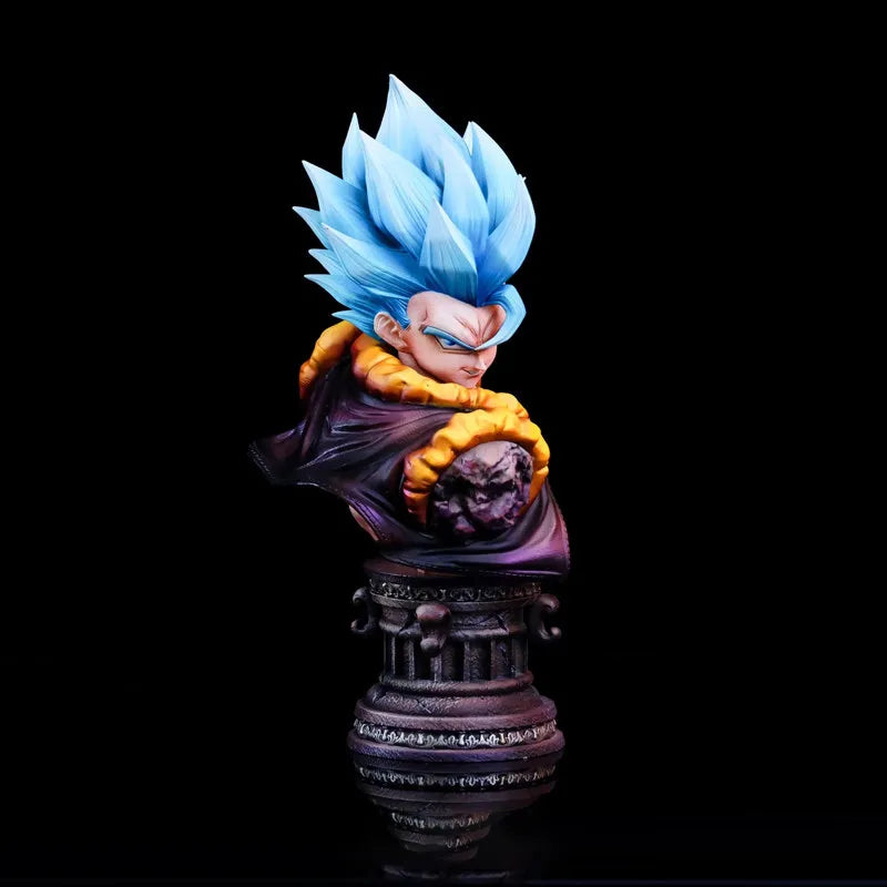 Figure Gogeta Dragon Ball 45cm JT Studio GK Figure PVC - Tre Teste Intercambiabili