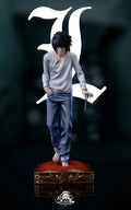 L Lawliet (Death Note) Action Figure Statue - 30cm with Interchangeable Arms and Premium Base