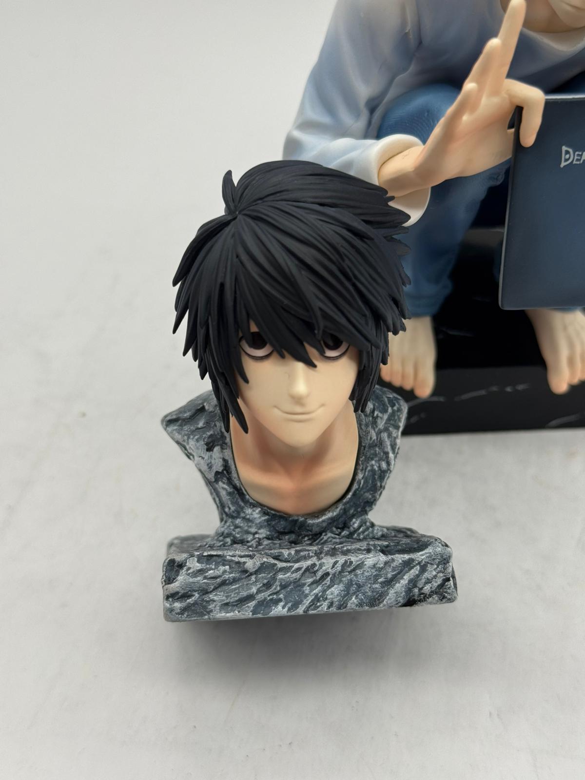 Action Figure L Lawliet (Death Note) - 15cm con Doppia Testa e Braccia Intercambiabili
