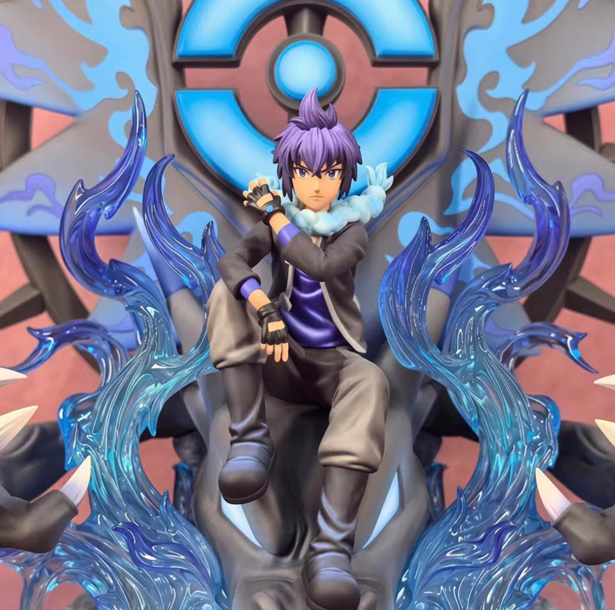 Statua Alain & Mega Charizard X - Pokémon GK Figure 18cm [PRE-ORDER]