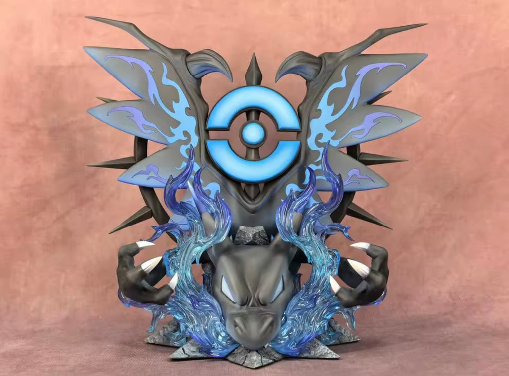 Statua Alain & Mega Charizard X - Pokémon GK Figure 18cm [PRE-ORDER]