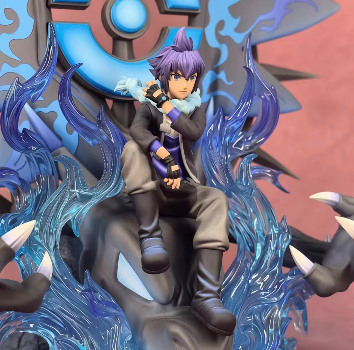 Statua Alain & Mega Charizard X - Pokémon GK Figure 18cm [PRE-ORDER]
