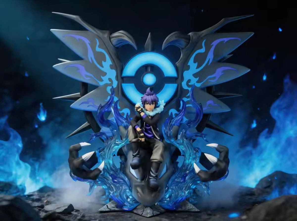 Statua Alain & Mega Charizard X - Pokémon GK Figure 18cm [PRE-ORDER]