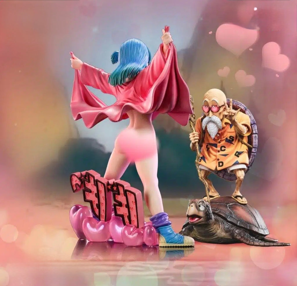 Statua Bulma - Dragon Ball LK Studio GK Figure 23cm (Pink Dress Ver.)