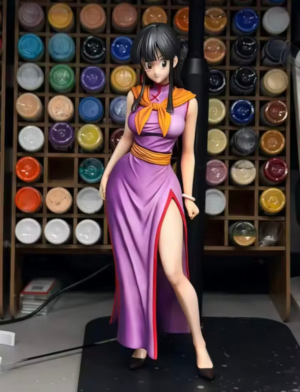 Statua Chi-Chi Purple Cheongsam Ver. HY Studio - Dragon Ball Z GK Figure 28cm [PRE-ORDER]