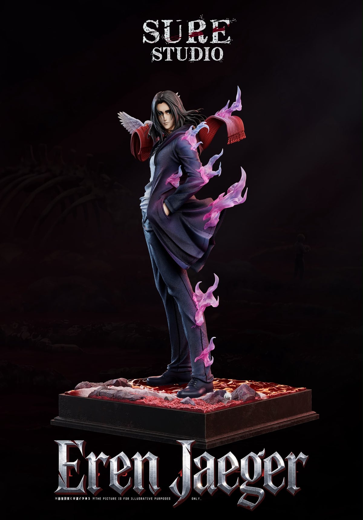 Statua Eren Yeager Attack on Titan Sure Studio Resin Statue [PRE-ORDER]
