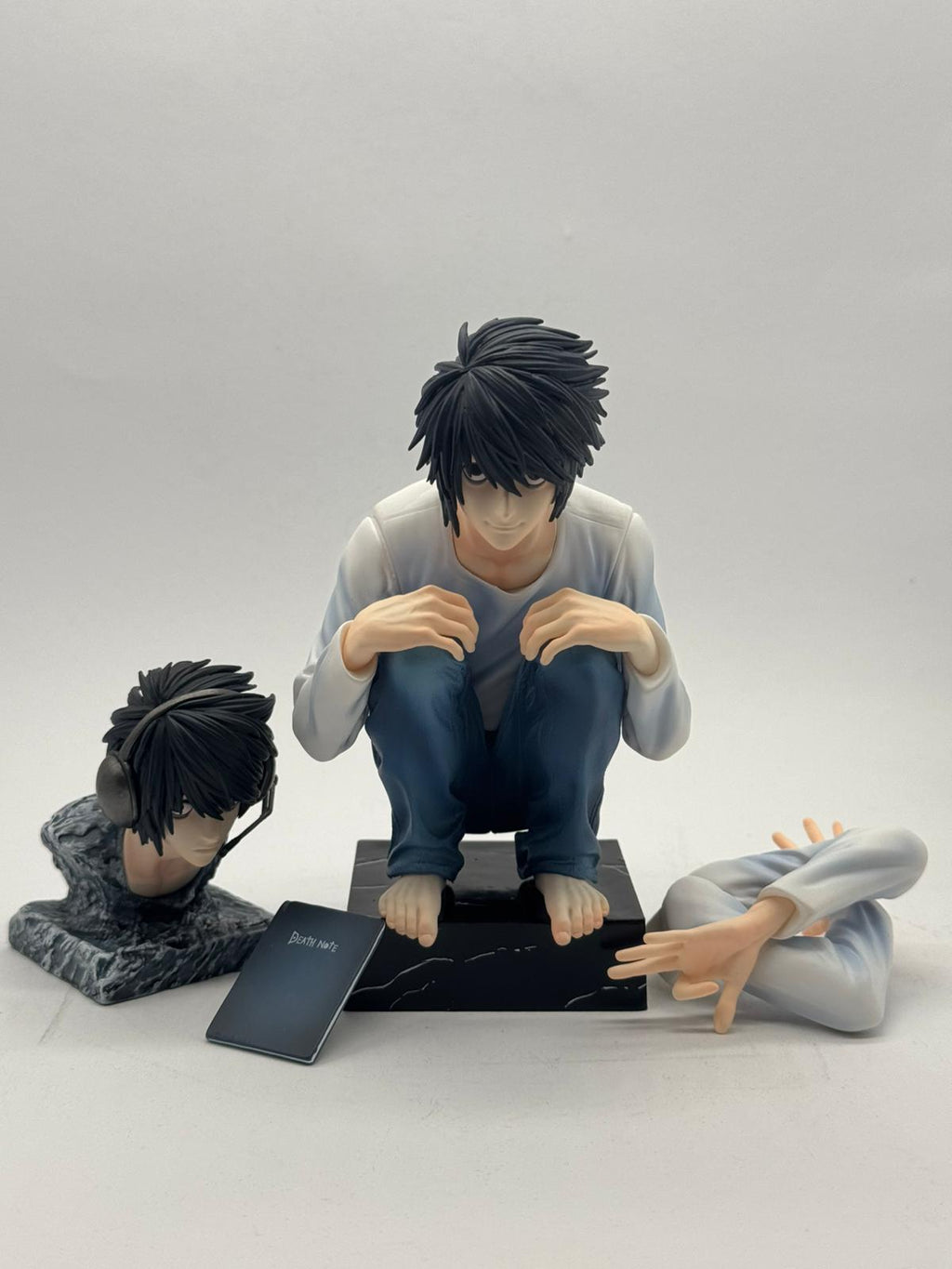 Action Figure L Lawliet (Death Note) - 15cm con Doppia Testa e Braccia Intercambiabili