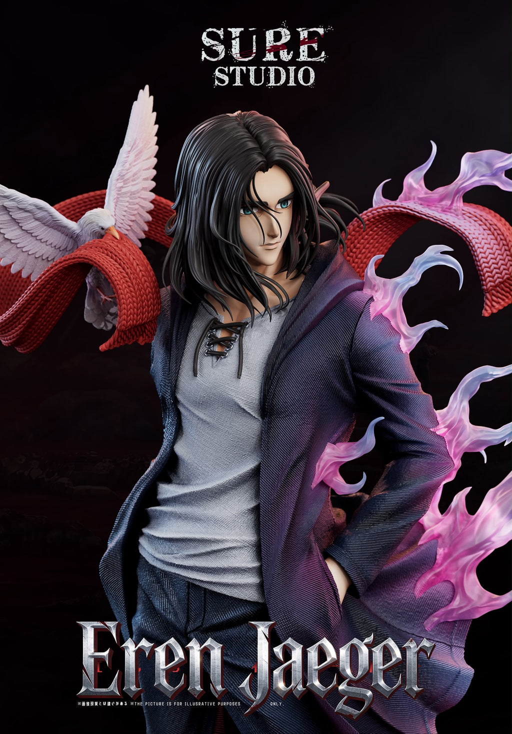 Statua Eren Yeager Attack on Titan Sure Studio Resin Statue [PRE-ORDER]