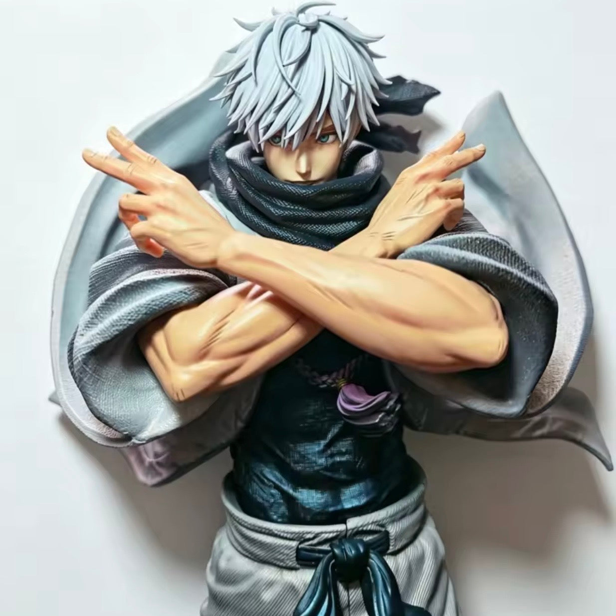 Statua Gojo Satoru - GK Figure PVC 36cm (Doppio Busto + 3 Teste)