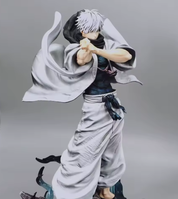 Statua Gojo Satoru - GK Figure PVC 36cm (Doppio Busto + 3 Teste)