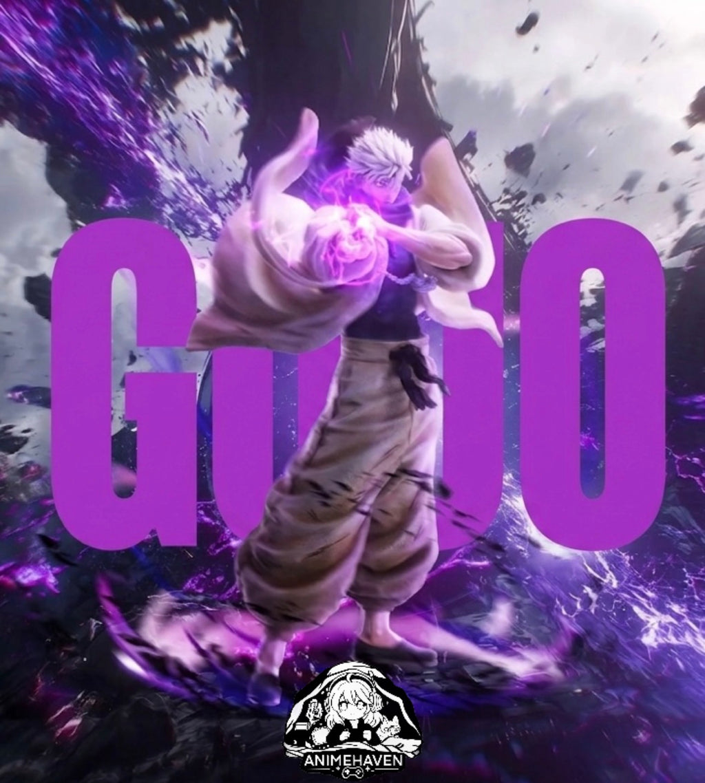 Statua Gojo Satoru - GK Figure PVC 36cm (Doppio Busto + 3 Teste)