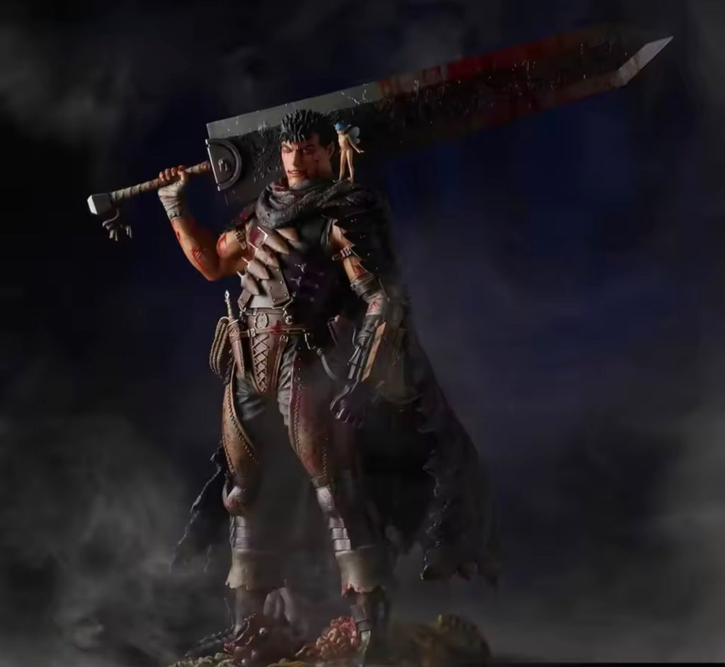 Statua Guts - Berserk The Black Swordsman Lost Children Arc Redecoration Ver. 32cm