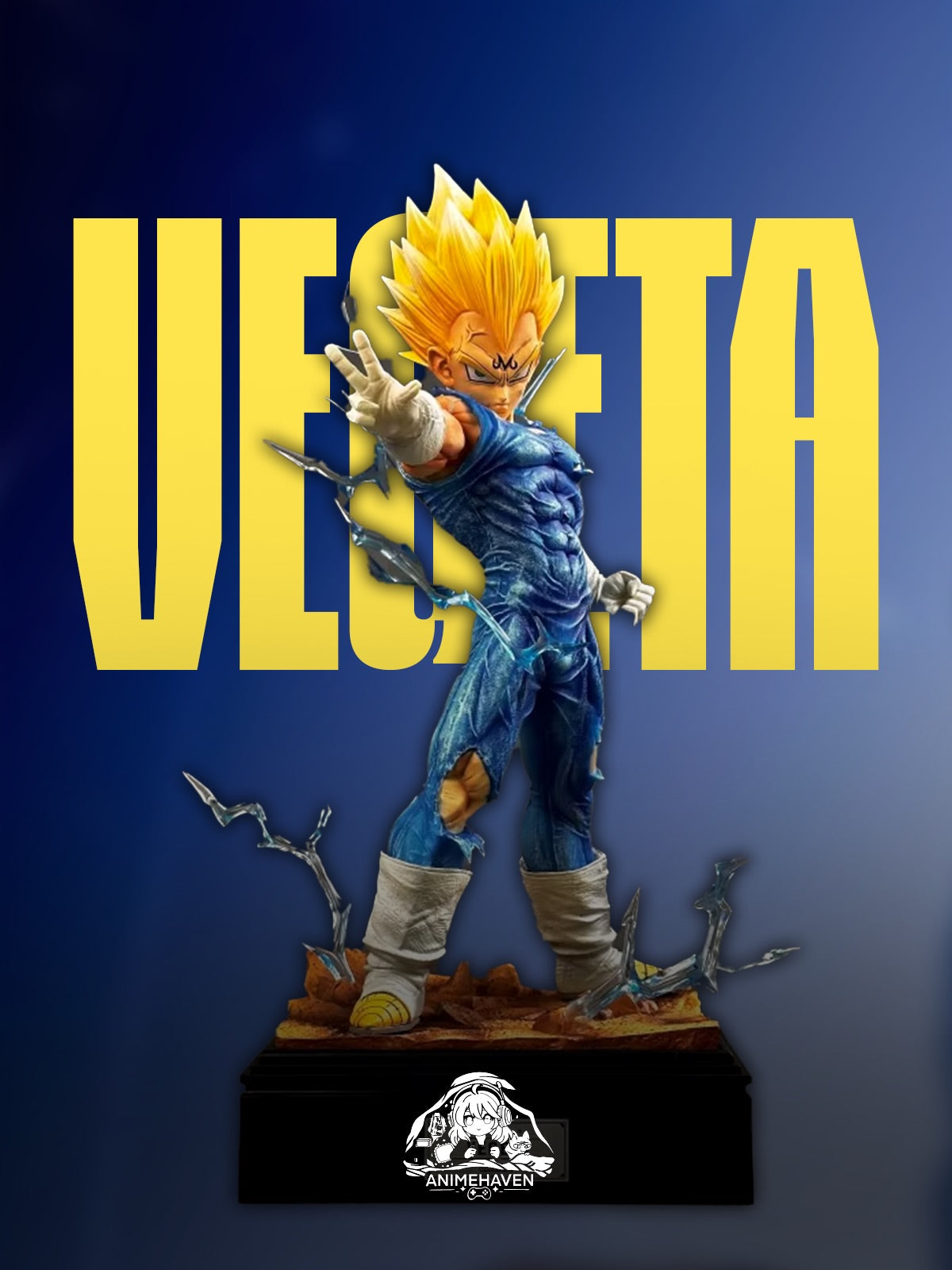 Statua Majin Vegeta Super Saiyan Dragon Ball Z - GK Figure 30cm