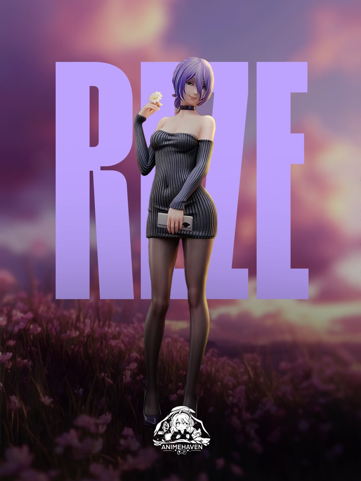 Statua Reze (Casual Sweater Ver.) Chainsaw Man - GK Figure 30cm