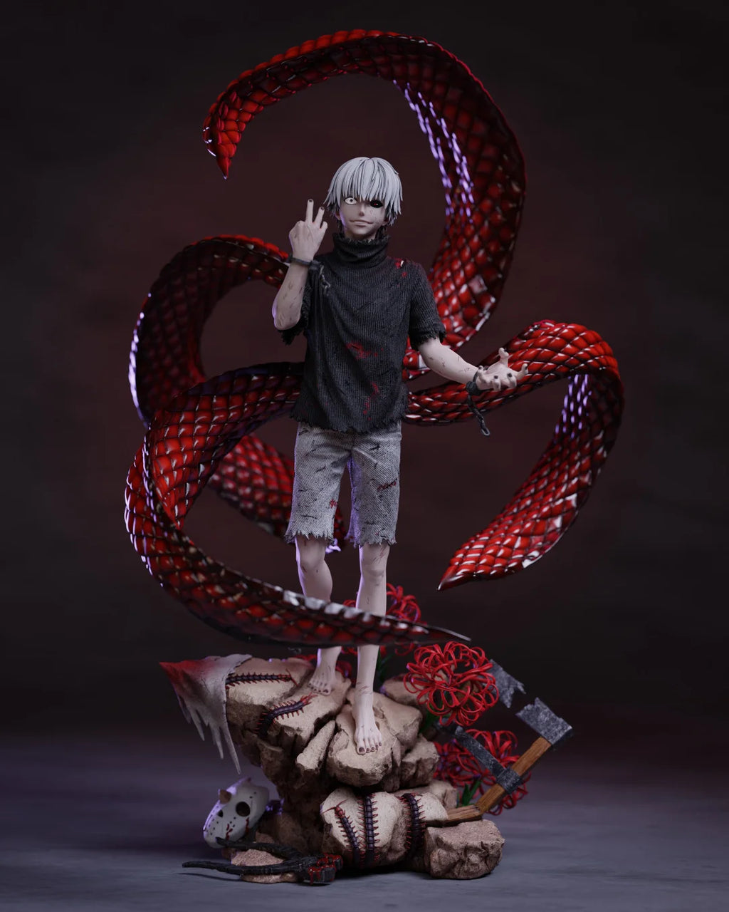 Statua Ken Kaneki - Tokyo Ghoul YYGK Studio Resin Figure Recast 1/6