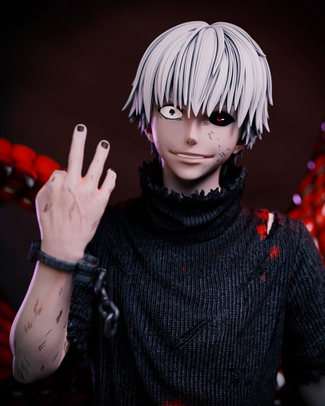 Statua Ken Kaneki - Tokyo Ghoul YYGK Studio Resin Figure Recast 1/6
