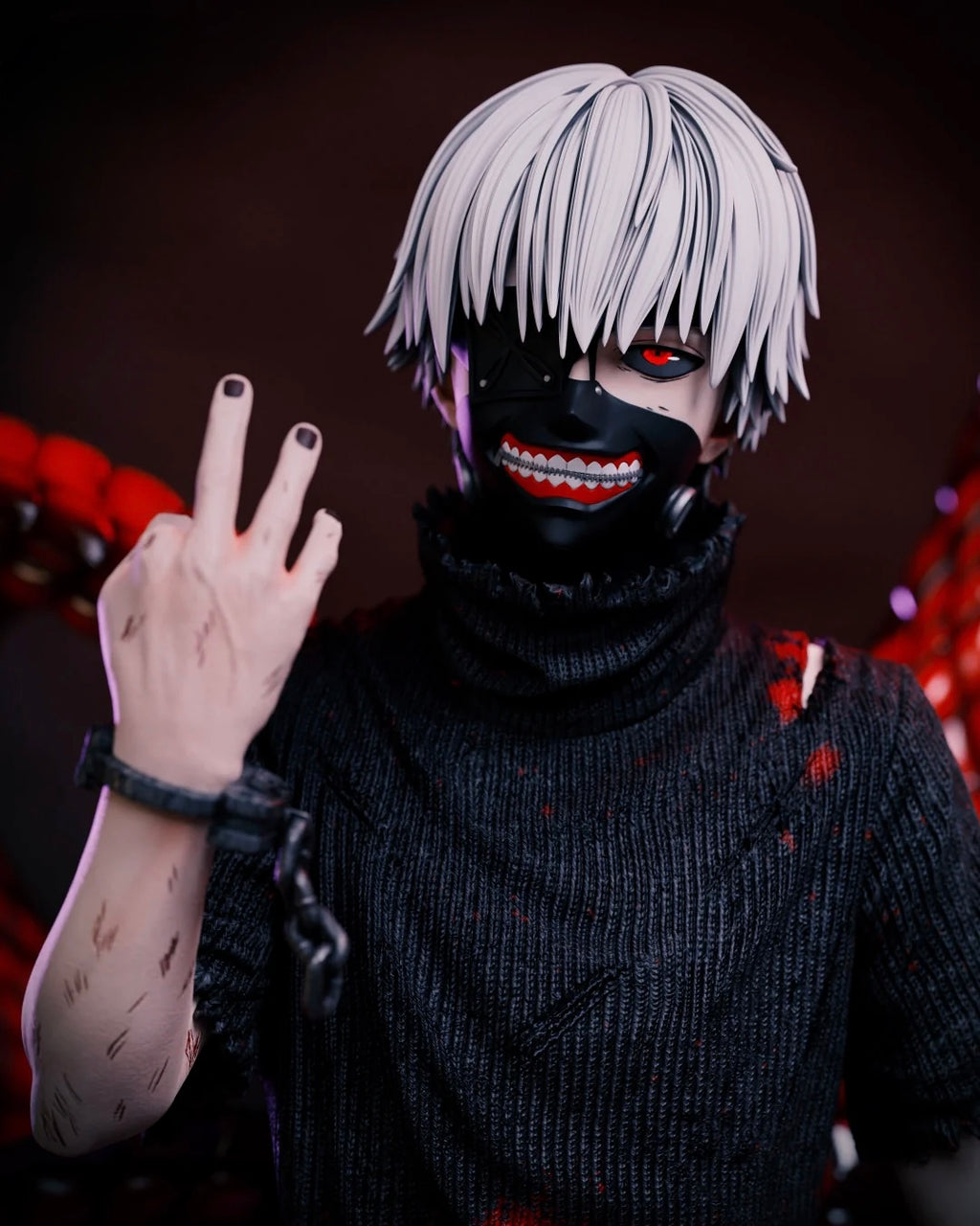 Statua Ken Kaneki - Tokyo Ghoul YYGK Studio Resin Figure Recast 1/6