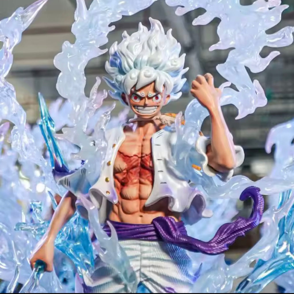Statua Luffy Nika Gear 5 Lightning Ver. - One Piece JT Studio GK Figure 32cm