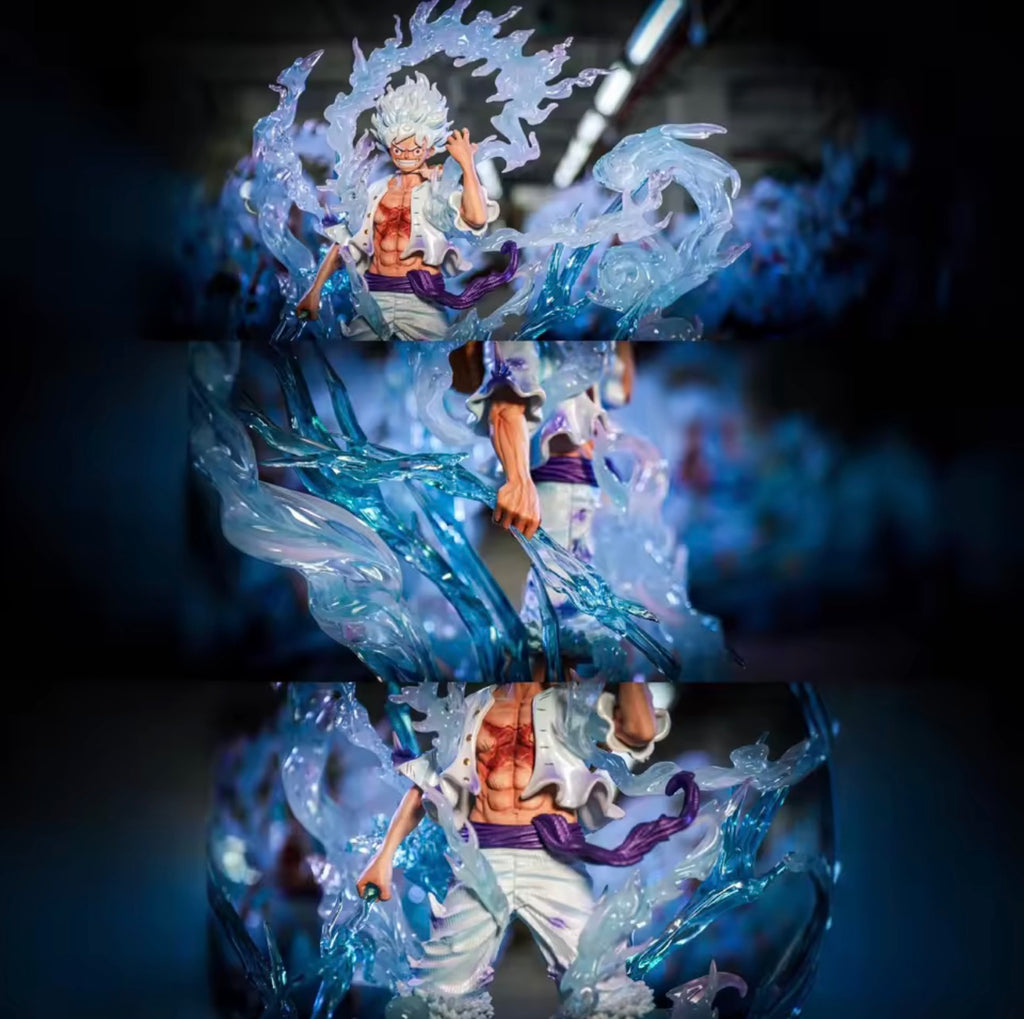 Statua Luffy Nika Gear 5 Lightning Ver. - One Piece JT Studio GK Figure 32cm