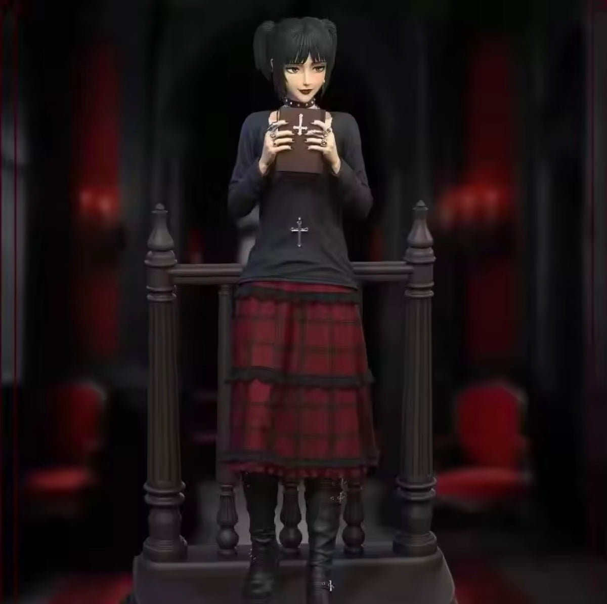 Statua Mikasa Ackerman Gothic Dress Ver. - Attack On Titan GK Figure 30cm