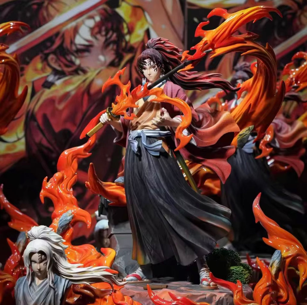 Statua Yoriichi Tsugikuni (Flame Breathing Ver.) Demon Slayer GK Figure 28cm [PRE-ORDER]