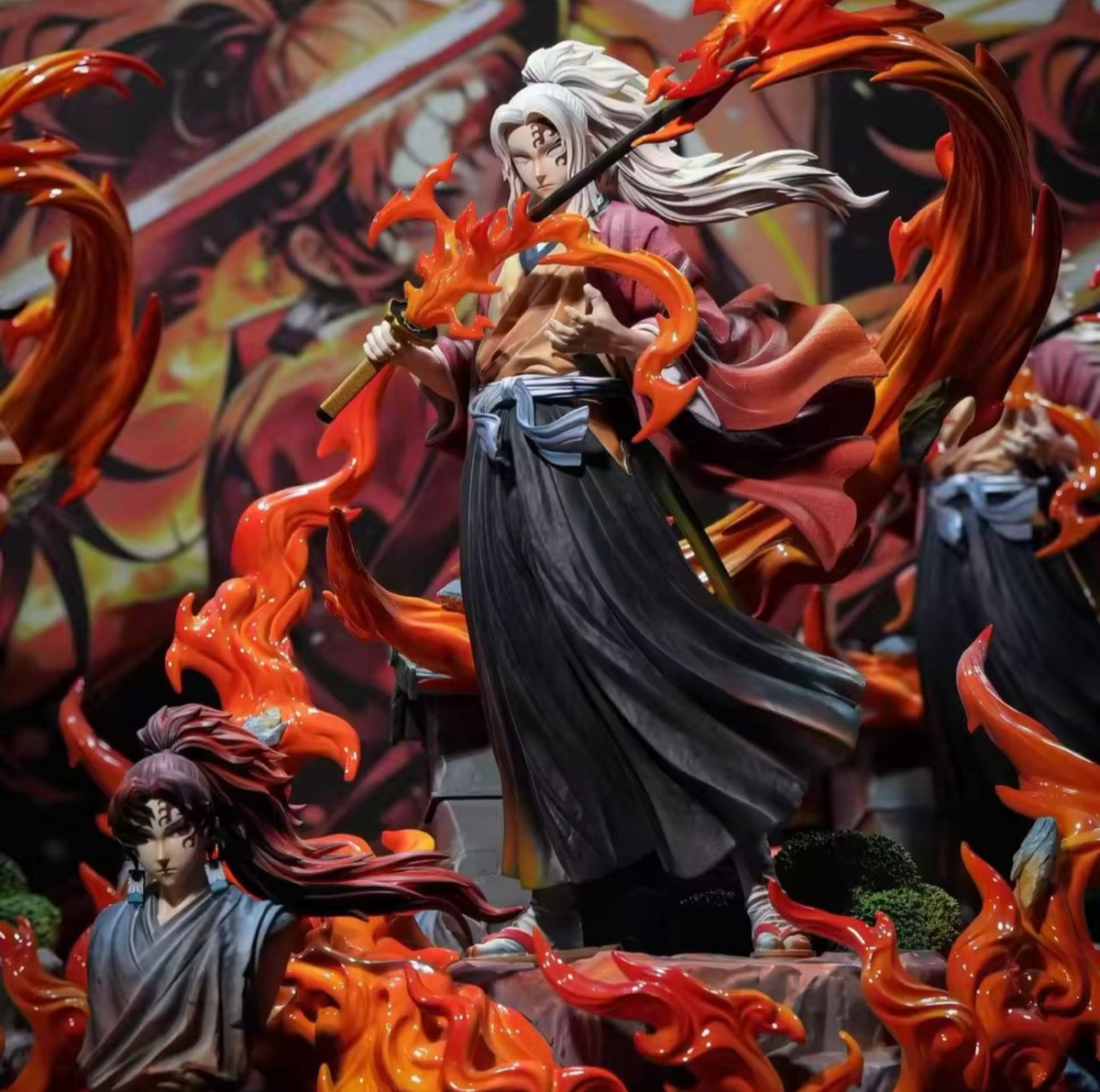 Statua Yoriichi Tsugikuni (Flame Breathing Ver.) Demon Slayer GK Figure 28cm [PRE-ORDER]