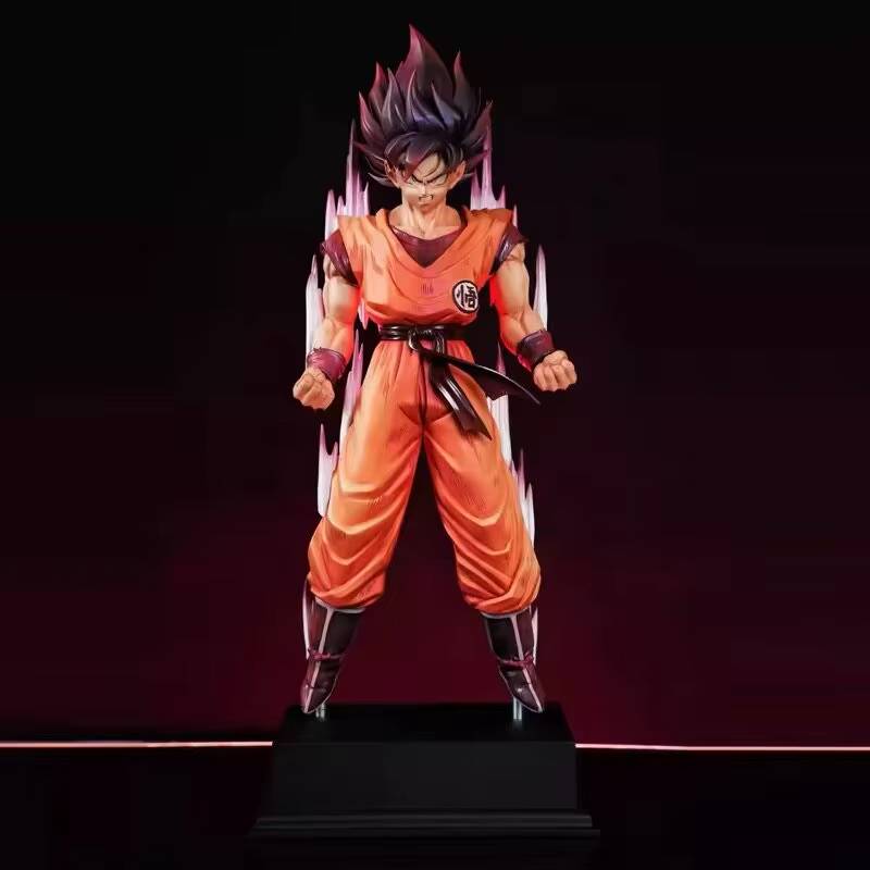 Statua Son Goku Kaioken - Dragon Ball Z LY Studio GK Figure 37cm