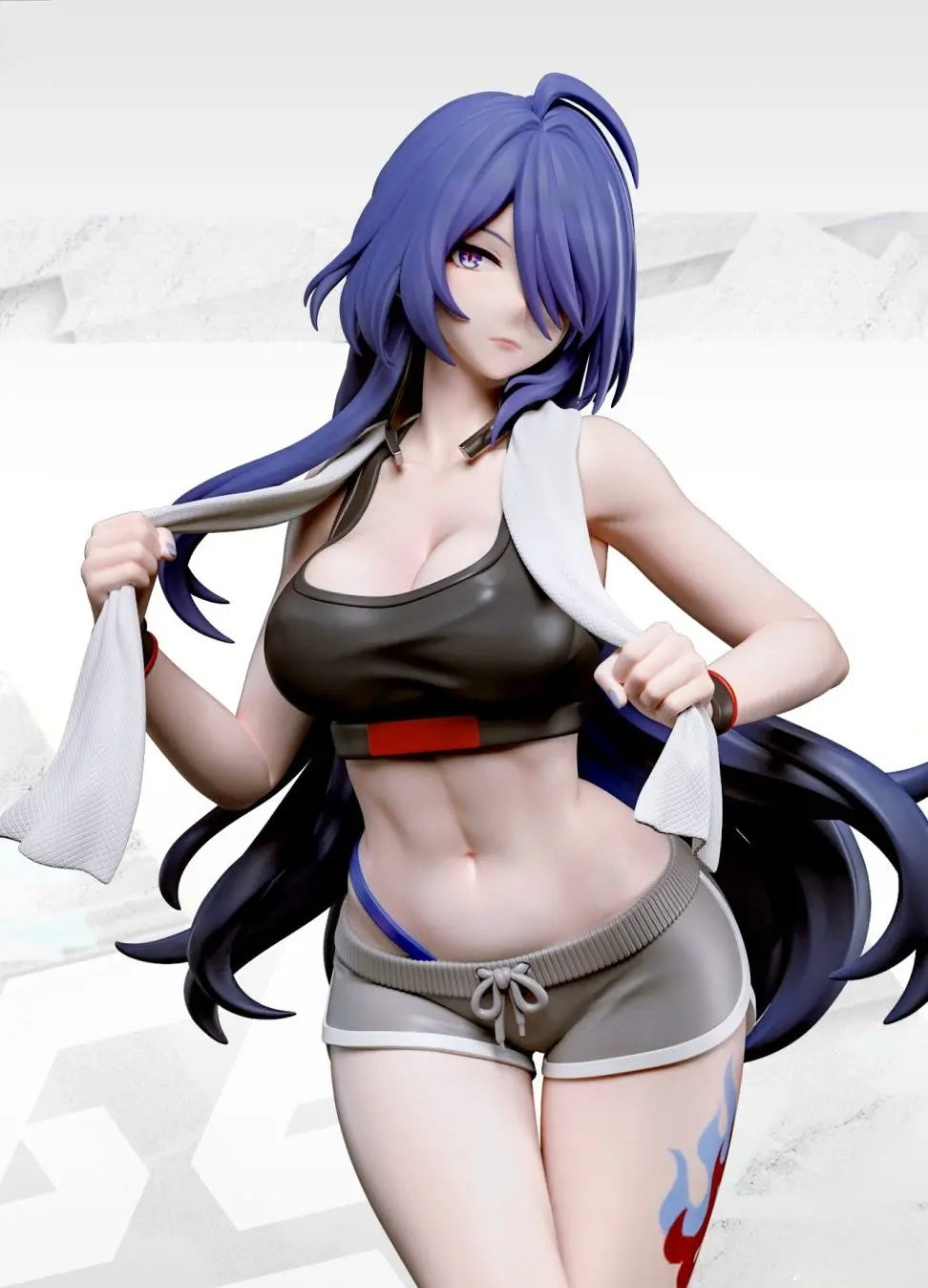 Statua Acheron (Gym Fit Ver.) - Honkai Star Rail GK Figure 29cm