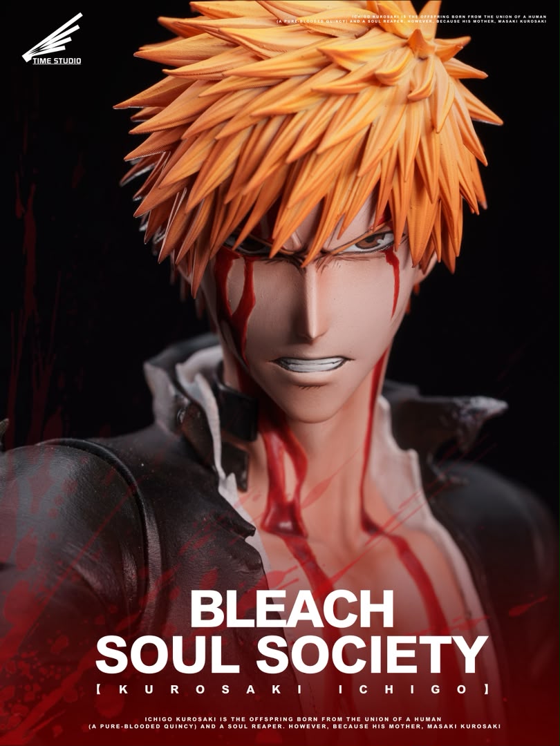 Statua Ichigo Kurosaki Bankai - Bleach Time Studio Resin Statue [PRE-ORDER]