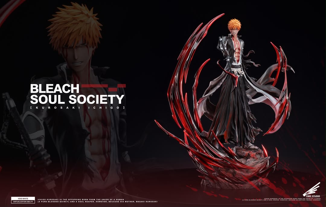 Statua Ichigo Kurosaki Bankai - Bleach Time Studio Resin Statue [PRE-ORDER]