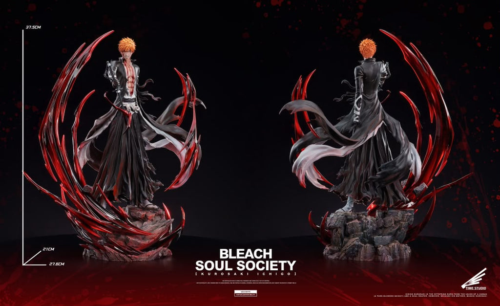 Statua Ichigo Kurosaki Bankai - Bleach Time Studio Resin Statue [PRE-ORDER]