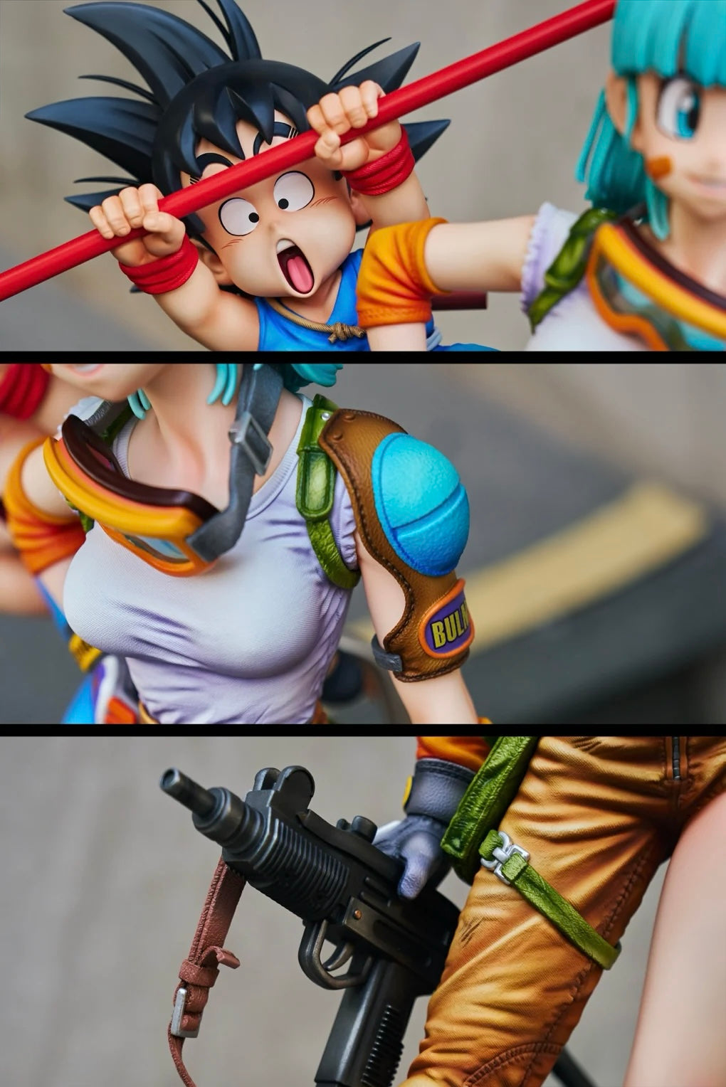 Statua Bulma & Son Goku - Dragon Ball Z GK Figure 26,5cm